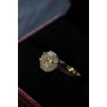 Very substantial brilliant cut diamond solitaire of over 2.6ct's