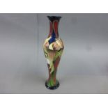 Moorcroft Pottery Trinity baluster vase signed to base by Philip Gibson 625, 2003, 31.5cm in height,