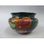 A Thomas Forrester Phoenix Ware Tyrian squat vase, decorated with flowers, 7cm high