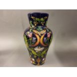 Moorcroft Pottery Jubilation baluster vase designed by Nicola Stanley signed to base, 2012, 91/