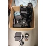 Quantity of Various Cameras and VHS Camcorder