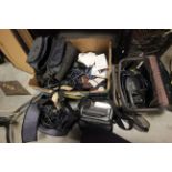 Box of Mixed Cameras and Equipment