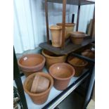 Quantity of Garden Clay Pots