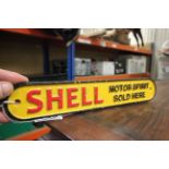 Cast Sign ' Shell Oil '