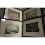 Three Antique Framed and Glazed Havell Shooting Scene Engravings - Wild Duck Shooting, Pheasant