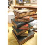 Wooden Stand in the form of a Pile of Books