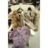 Two Vintage Rabbit Fur Jackets plus another Fur Coat