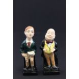 Pair of Royal Doulton Charles Dickens figurines Oliver Twist & Micawber