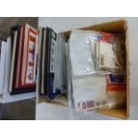 Collection of stamps in albums stock books, loose etc