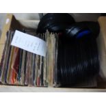 Vinyl - Collection of over 150 45s half without sleeves covering various genres and decades