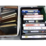 Collection of 25 stamp albums with a quantity of world stamps both mint and used