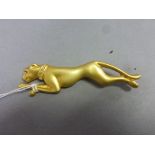 Art Deco Style Brooch in the form of a Lioness
