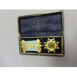 Boxed Silver Gilt and Enamel RAOB Medal