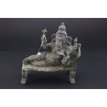 Cast Metal Figure of Hindu God Ganesha