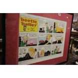A limited edition print of Beetle Bailey, by Mort Walker
