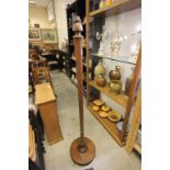 Standard Lamp Base with Reeded Stem