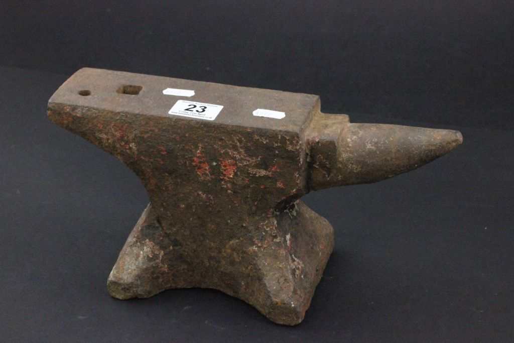 Small iron anvil