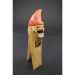 Wooden Nutcracker in the form of a Gnome / Elf