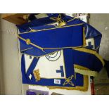 Mixed Masonic Aprons x 3 - Nigeria and Zimbabwe