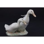 A Royal Copenhagen figure of two ducks