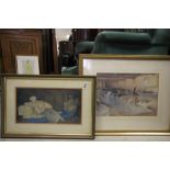 Two Framed and Glazed Russell Flint Prints