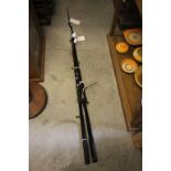 Shakespeare Chinook uptide fishing rod, plus a Mustang Pier Rod