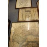 Three Framed Maps and a Mirror