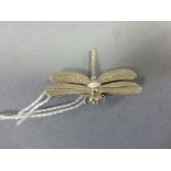 Finnish / Finland Silver Brooch in the form of a Dragonfly