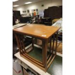 Nathan Nest of Three Teak Tables