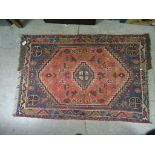 Small Red Ground Eastern Rug