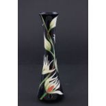 A 2004 Moorcroft vase "Christmas Tulip" by Sue Johnson, boxed