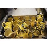 A collection of Wade tankards and various others