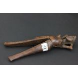 Primitive Style Wooden Nut Cracker in the form of a Nude Lady