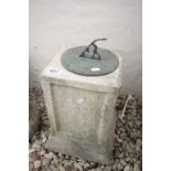 Reconstituted Stone Garden Sundial