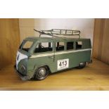 Tin Plate VW Camper Van