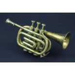 A brass Boosey & Co class A trumpet