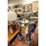 Pair of Art Deco Style Figural Table Lamps