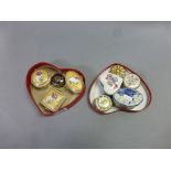 Nine trinket boxes to include Limoges