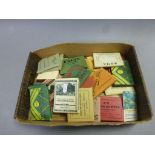 Box of mixed vintage tourist photograph sets - various countries