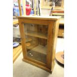 Small Hanging Display Cabinet with Glazed Door