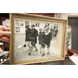 Framed and Glazed Black and White Photograph with Ringo Star