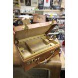 Good Quality Leather Jewellery Box with fitted interior