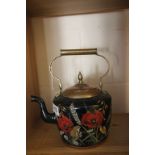 Very Nicely Painted Bargeware Kettle