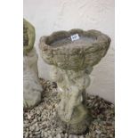 Reconstituted Stone Garden Bird Bath