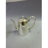 Hotel ware Sheffield plated teapot