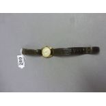 Crusader 9ct Gold Gents Wrist Watch