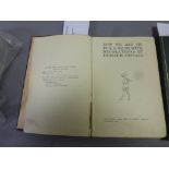 Two A A Milne First Edition Books - Winnie the Pooh dated 1926 plus Now we are six dated 1927