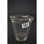 Early 20th centurt Glass Cerlery Vase, etched Celery