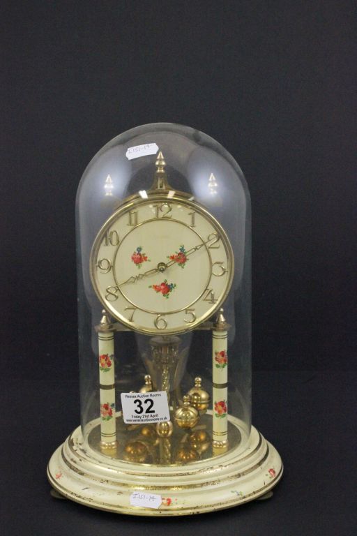 Glass Domed Perpetual Motion Clock