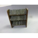 Miniature Bookcase with Books